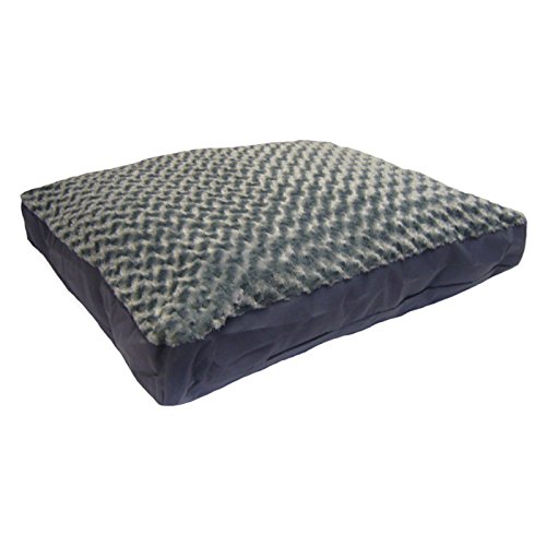 Image of Furhaven Pillow Dog Bed for Medium /Small Dogs w / Removable Washable Cover - Ultra Plush Faux Fur & Suede Mattress - Cream, Medium
