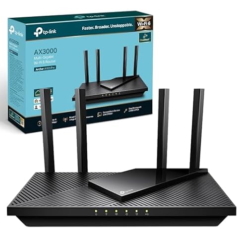TP-Link AX3000 Wi-Fi 6 Router with 2.5G Port Cover
