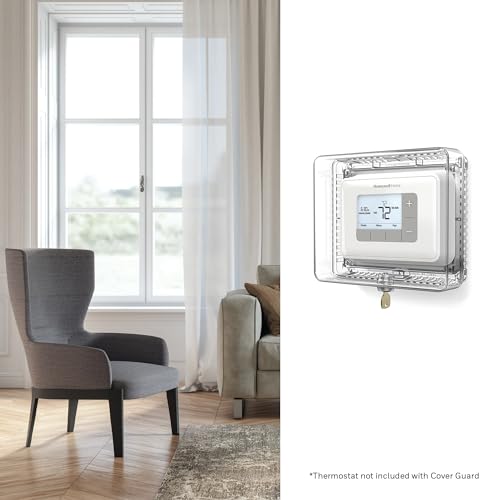 Image of Honeywell Home CG511A1000 Medium Thermostat Guard, Fits Thermostats 5 inch H x 6 inch W or Smaller, White (Pack of 6)