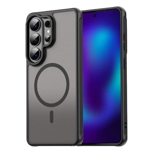Galaxy A55 5G�p�P�[�X �}�O�l�b�g���}�b�g�P�[�X �ϏՌ��ی�X�}�z�J�o�[ �l���G�A�o�b�O�t�� �������w�� �X�����Ȃ�����t���[�� �V�[���h �J�����Ɖ�ʕی�t�� �u���b�N Galaxy A55 5G�p