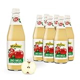 Pfanner 100% BIO Apfel (6 x 0,5 l) – Saft in Glasflasche – naturtrüber...