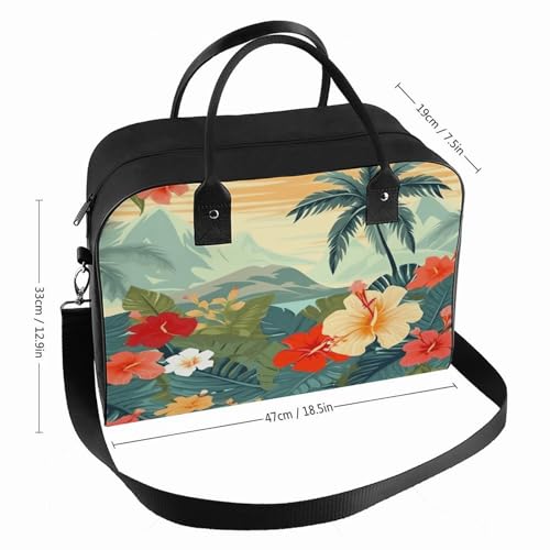 Maletín hawaiano ligero unisex para laptop miniatura 2