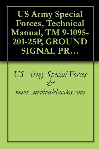 US Army Special Forces, Technical Manual, TM 9-1095-201-25P, GROUND SIGNAL PROJECTOR M1A1, HAND PYROTECHNIC PROJECTOR M9, AND PYROTECHNIC PISTOL AN-M8 WITH PYROTECHNIC PISTOL MOUNT M1, 1962