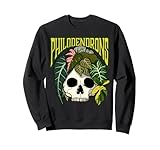 Philodendron House Plant Lover Skull Aroids Head Planter Sweatshirt