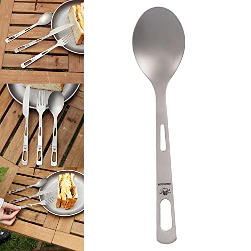 Bddalpke Titanium Spoon Camping Tableware Cutlery For Hiking And Outdoor Traveling #TOP4