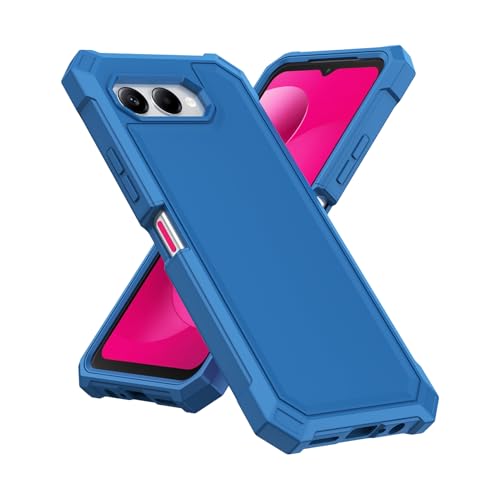 Funda para T-Mobile REVVL 8 de silicona con protector de pantalla anticaídas 7