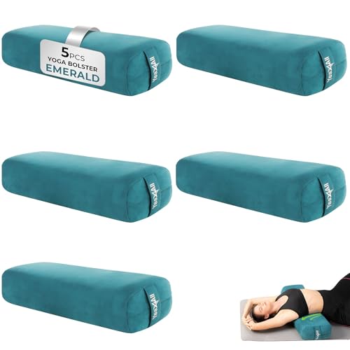 Image of Yes4All Triple-Layer Sponge Yoga Bolster Pillow for Restorative Yoga & Meditation - Versatile Yoga Support Pillow, Balance & Poses Modification