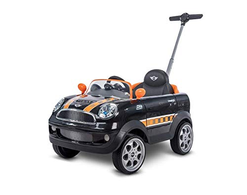 mini cooper push car black