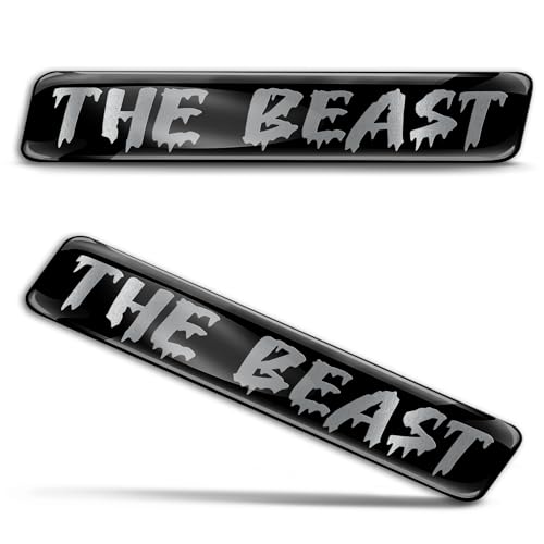 Biomar Labs 2 x 3D Gel Silikon Aufkleber Stickers Autoaufkleber Auto...