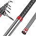 Carbon Fiber Fishing Rod, 4.2m Telescopic Rotation Pole for Saltwater Freshwater