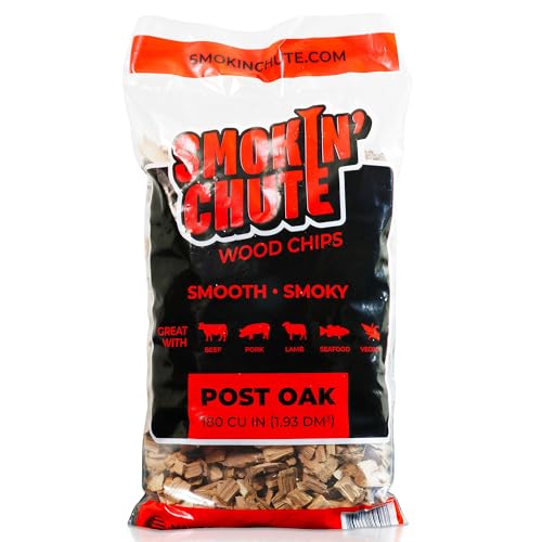Smokin Chute Post Oak Wood Chips Specially Designed and Hand Sorted to Work with The System