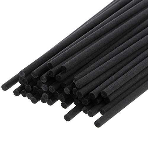S-TROUBLE 50 pcs 20 cm x 4 mm Fibre bâtons diffuseur aromathérapie Tige Volatile pour la Maison Parfum diffuseur décoration de la Maison