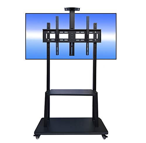 Mobile TV Ständer mit Rollen für 32-60 Zoll Plasma/LCD/LED höhenverstellbar Ultra Stabil Halterung Fernsehtisch Max.VESA 600x400 Tragkraft bis