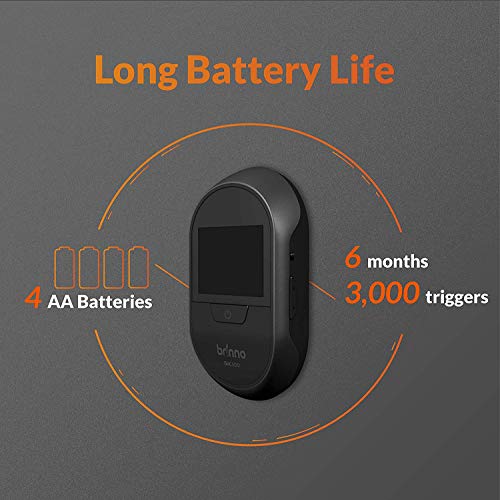 Brinno Front Door Peephole Security Camera Shc500 – Theft Proof Design – Superior Battery Life – No Motion Detection – No Smartphone Necessary - Quick, Easy Installation #TOP4
