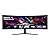 SAMSUNG 57" Odyssey Neo G9 Series Dual 4K UHD 1000R Curved Gaming Monitor, 240Hz, 1ms with DisplayPort 2.1, Quantum Mini-LED, DisplayHDR 1000, AMD FreeSync Premium Pro, LS57CG952NNXZA, 2023