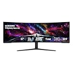 SAMSUNG 57" Odyssey Neo G9 Series Dual 4K UHD 1000R Curved Gaming Monitor, 240Hz, 1ms with DisplayPort 2.1, Quantum Mini-LED, DisplayHDR 1000, AMD FreeSync Premium Pro, LS57CG952NNXZA