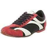 Diesel Sport Damen Baffin Schnürschuh Mode Sneaker, Dunkeltrauben/Rot, 40.5 EU