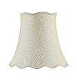 Aspen Creative 30501 Transitional Bell Shape Construction Beige, 16" Wide (10" x 16" x 15") Spider LAMP Shade
