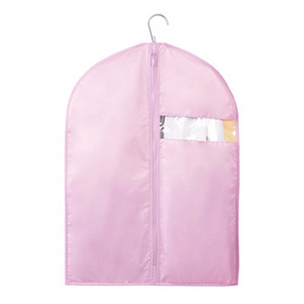 212 Main Clothes Dust Proof Storage Reusable Travel Cloth Garment Suit Bag Pink