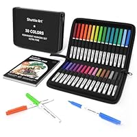 Amazon | Shuttle Art 油性ペン 30色セット 極細 0.5mm カラーペン