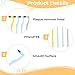 4 Pcs Tooth Stain Eraser Removers Dental Plaque Tartar Eraser Polisher Professional Dental Picks Tooth Stain Remover Tool For Teeth Whitening Polishing Adult Oral Care (4 Color)