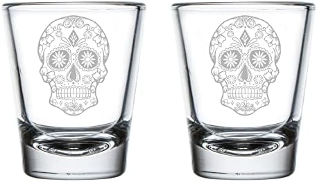 MIP Brand Set of 2 Shot Glasses 1.75oz Shot Glass Sugar Candy Sku...