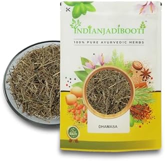 IndianJadiBooti Dhamasa (Fagonia Cretica) | 900g | Damasha Panchang/Sachhi Buti | Whole Plant Dried Herb (with Thorns) | Traditional Cooling & Purifying Tonic (Rakta Shodhak)