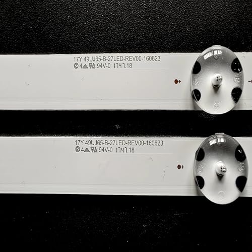 Tira LED para TV 49UJ630 soluciona pantalla negra en televisores de 49 pulgadas juego de 3 tiras 5