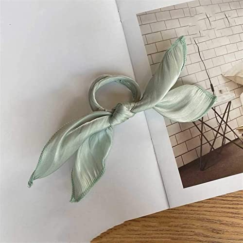 Temperament Satin Ball Hair Device Simple net red Lazy Braided