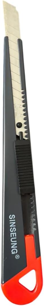 S501 9mm Snap-Off Knife Utility Knife with SK2 Blade Korea Built High-Carbon Steel Long-Lasting