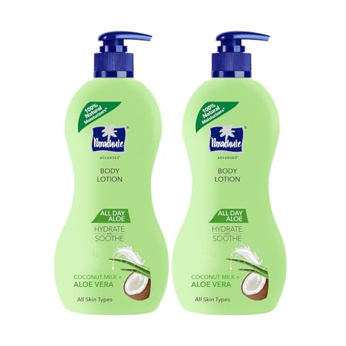 Parachute Advansed Refresh Body Lotion, 100% Natural Moisturisers, 400Ml (Pack Of 2)