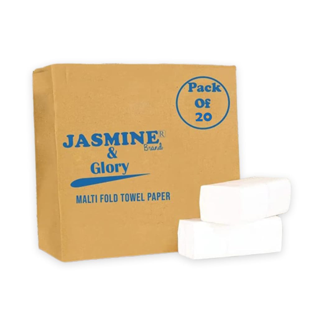 JASMINE & GLORY Multifold Paper Hand Towels (M Fold), 20 Packs, 150 Pulls/Pack (Total 3,000 Sheets) (B08DR71MVW) Amazon Price History, Amazon Price Tracker