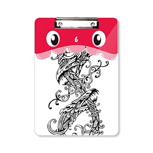Porte-blocs dragon chinois A4 en lot de 2 pour organiser vos documents