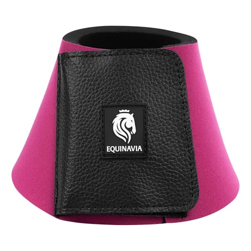 Image of Equinavia Toki Pull On Bell Boots for Horses, Durable Neoprene Equine Boots | Comfortable Horse Hoof Boots for Daily Turnout, Overreach Protection Hoof Boots, Equestrian Training Competition Show, Riding