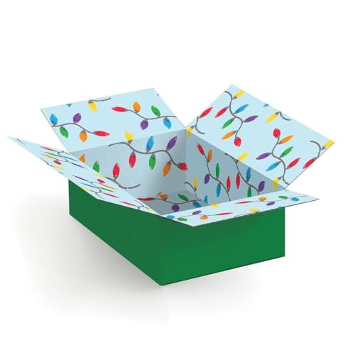 Image of Great Papers! GiftIn Corrugated Shipping Box, Holiday Lights for Gifts, Birthdays, Holidays, and Care Packages, 2 Pack (2024052)
