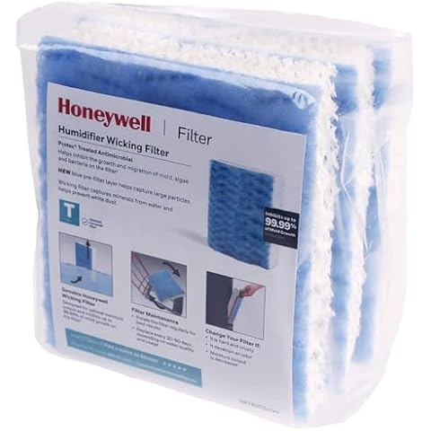 Honeywell Replacement Wicking Filter T, 3 pack, white, 3 Count Cover