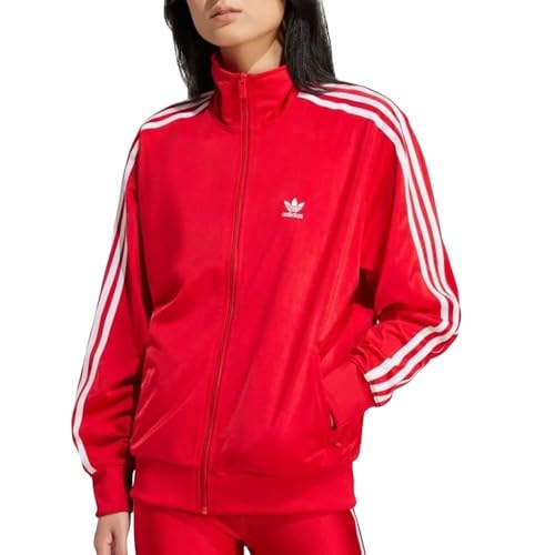 Image of adidas Originals firebird track jacket in red