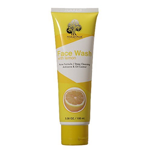 NEW Madina Refining Face Wash Scrub Clean Renew Moisturize – Lemon Extract 100 ML