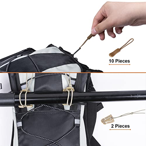 Qoosea Zaino Cintura Pettorale 2 Pezzi Zaino