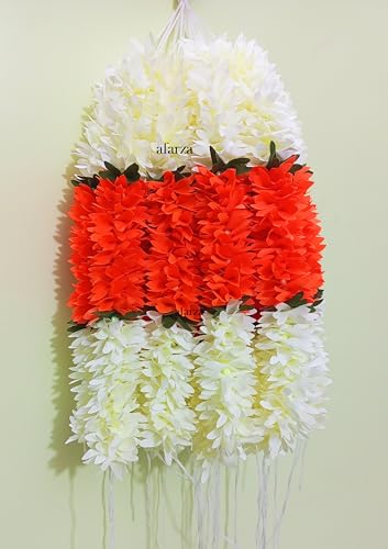 Image of Gajra For Hair Accessories Artificial Mogra Jasmine Juda Bun Scrunchies For Women Girls Pack 4 pieces