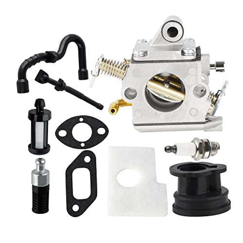 Ferilter MS170 Carburetor for Stihl MS170 MS180 MS170C MS180C Chainsaw 017 018 Carburetor Replaces for Stihl Chainsaw 1130 120 0603 Carb