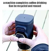 Generisch Reise Kaffeemaschine,Auto Kaffeemaschine | Handpresse Mit Mahlwerk Für Zuhause Küche Auto Und Camping – Ansicht 2