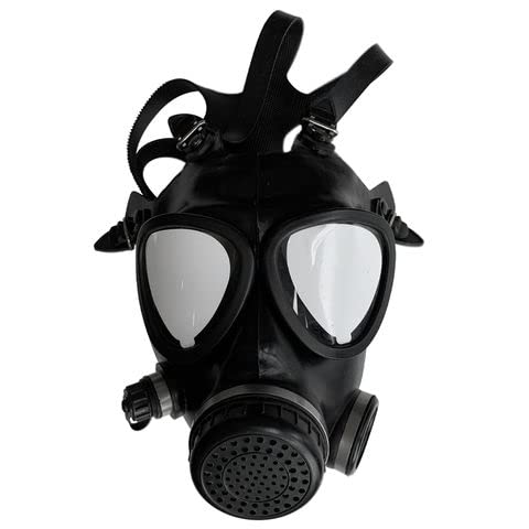 Kyng Gas Mask Nbc Filter Cbrn Respirator Mask/ Tactical Mask/ Face Mask /Military Grade/Halloween Mask/With Bottle/Straw Hose, Fits All With Adjustable Straps/Filter Made 2023 #TOP4