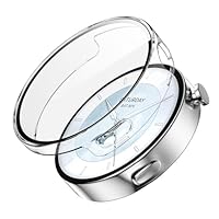 FDHYFGDY Funda para Xiaomi Watch S4 con Protector de Pantalla, Ultrafino y Resistente a Arañazos Carcasa,Compatibles con Xiaomi Watch S4 41mm-Transparentes