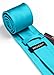 HISDERN Extra Long Neckties for Men Aqua Silk Ties and Pocket Square Classic Tuxedo Tie Handkerchief Formal Wedding XL Ties Set