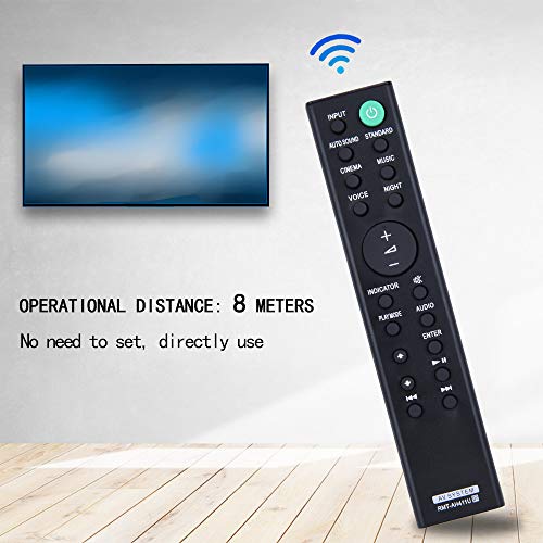 New Rmt-Ah411U Remote Control Replacment For Sony Sound Bar，Compatible With Ht Sf200 Ht Sf150 Ht-S100F Ht-Sf200 Hts100F Ht-S100F Ht-Sf150 Hts100F Home Theater System #TOP5