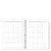 FranklinCovey - Compass Monthly Calendar Tabs for Ring-Bound FranklinCovey Planners (Monarch, Jan 2026 - Dec 2026)