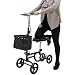 ECD Germany Andador Rodilla Scooter Ayuda para Discapacitados Muletas Alternativa para Pierna...