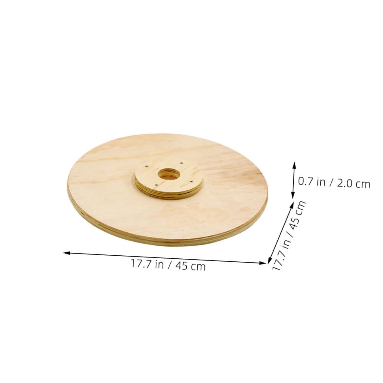 HEMOTON Rehabilitation Training Barbell Dumbbell Plates Weight Lifting Plates Wood