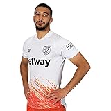 West Ham United FC Mens 22/23 Umbro Third Jersey (L) (White/Orange)